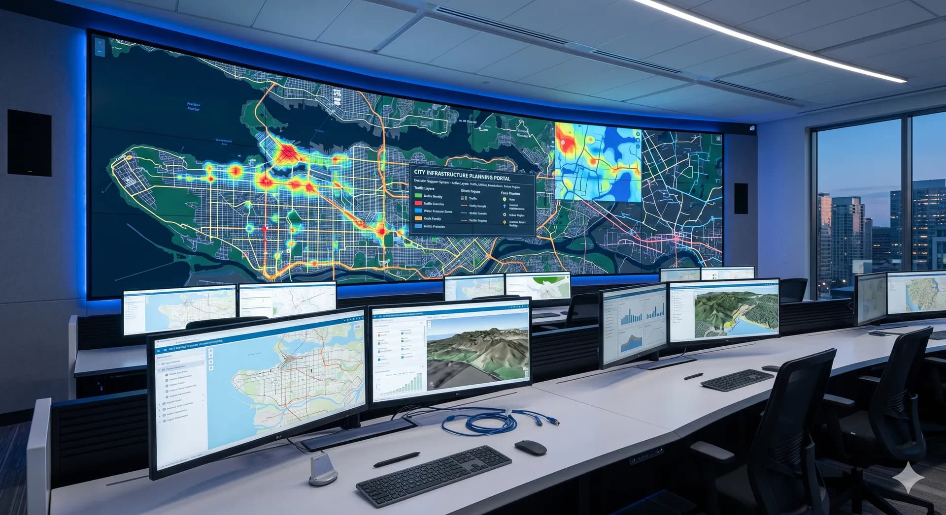 GIS-Driven Infrastructure Planning & Decision Support Systems