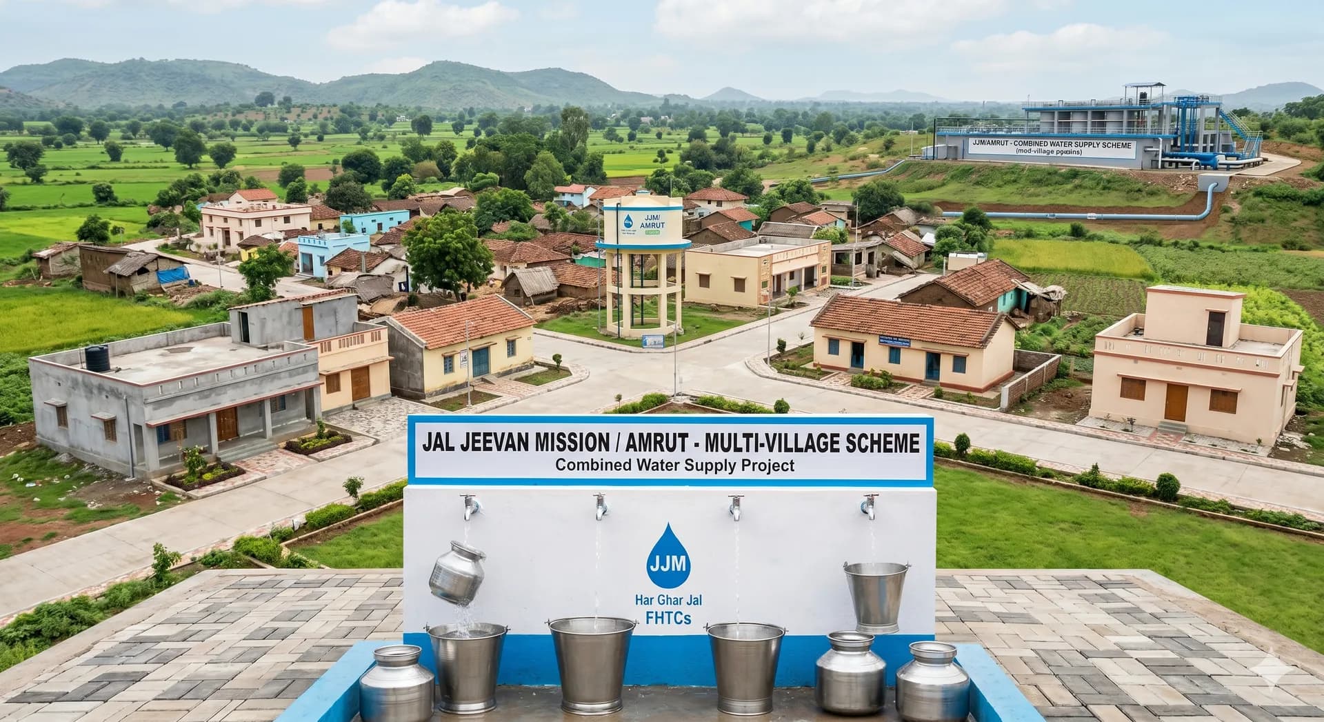 Multi-Village Schemes & Combined water supply Schemes (JJM / AMRUT)