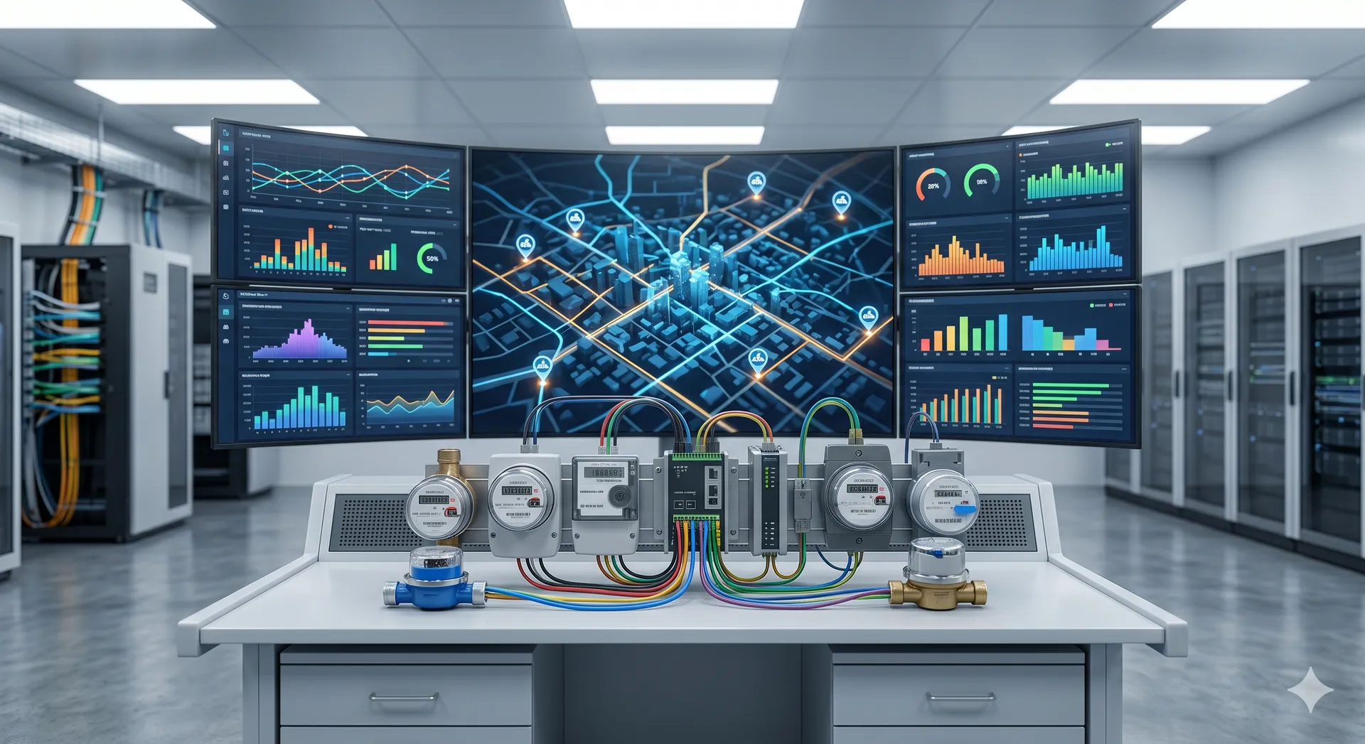 Smart Metering & Utility Monitoring Systems (AMR Deployment)